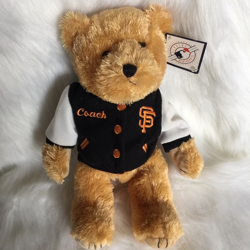 RARE 2008 Vintage SF Giants Coach Teddy Bear